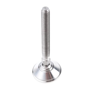 Nu-Tech Engineering M10 38 mm Diameter Stainless Steel Adjustable Foot 600 kg Static Load Capacity 10 ° Tilt Angle A080/004