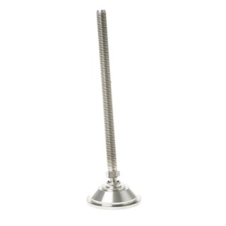 Nu-Tech Engineering Adjustable Foot M12 Thread Size, 55mm Diameter Base, 1500 kg Static Load Capacity, 10° Tilt A080/005