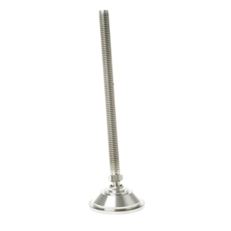 Nu-Tech Engineering Adjustable Foot M12 Thread Size, 55mm Diameter Base, 1500 kg Static Load Capacity, 10° Tilt A080/005