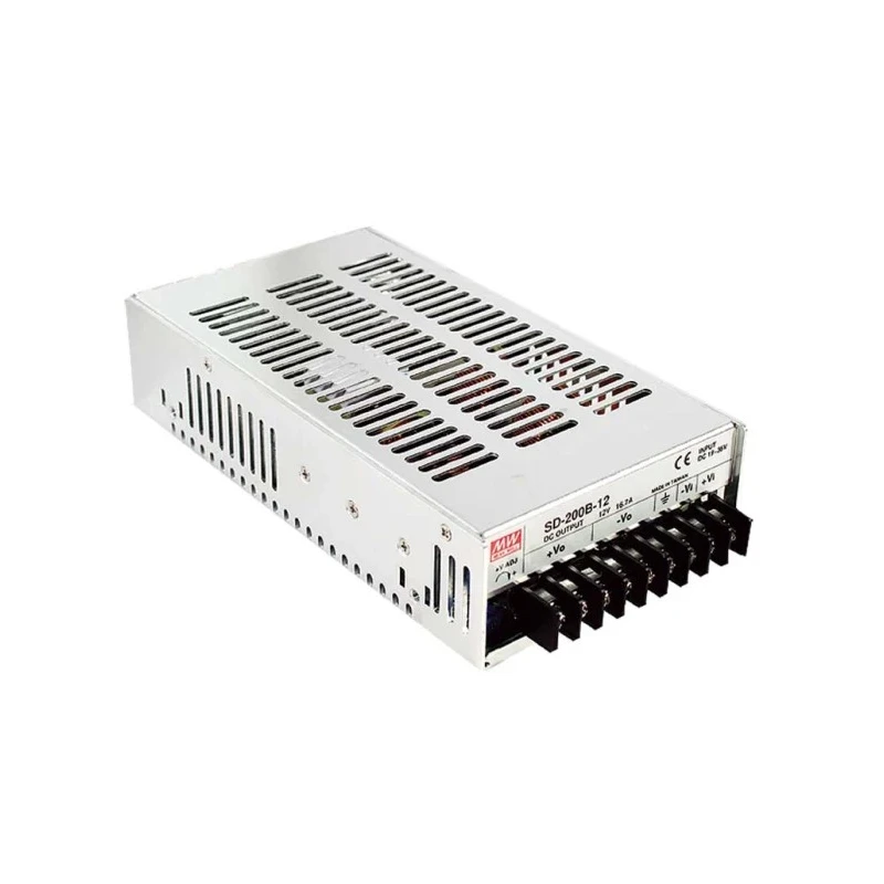 MEAN WELL SD-200 Series Single Output Enclosed Regulated Isolated DC-DC Converter, 24V Output, 36V Max Input SD-200B-24