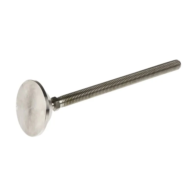 Nu-Tech Engineering Adjustable Foot M12 Thread Size, 55mm Diameter Base, 1500 kg Static Load Capacity, 10° Tilt A080/005