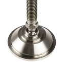 Nu-Tech Engineering Adjustable Foot M12 Thread Size, 55mm Diameter Base, 1500 kg Static Load Capacity, 10° Tilt A080/005
