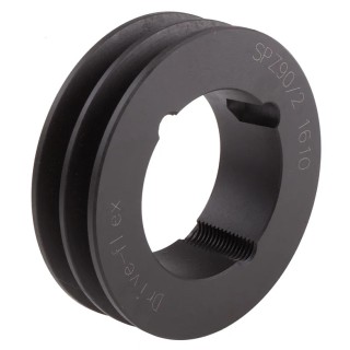 RS PRO Pulley Cast Iron, Steel Bore Diameter 42mm for XPZ, SPZ & Z Belts SPZ/Z PULLEY 90X2