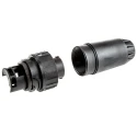 Amphenol Industrial Circular Connector Cable Plug 12 Contacts IP65 Polymer Housing 500V 21A Bayonet Ecomate C016-10I012-0032