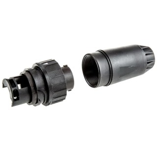 Amphenol Industrial Circular Connector Cable Plug 12 Contacts IP65 Polymer Housing 500V 21A Bayonet Ecomate C016-10I012-0032