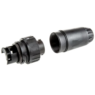 Amphenol Industrial Circular Connector Cable Plug 12 Contacts IP65 Polymer Housing 500V 21A Bayonet Ecomate C016-10I012-0032