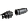 Amphenol Industrial Circular Connector Cable Plug 12 Contacts IP65 Polymer Housing 500V 21A Bayonet Ecomate C016-10I012-0032