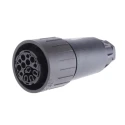 Amphenol Industrial Circular Connector Plug Female 12 Contacts Cable Standard 500V 21A IP65 Ecomate C16 C016-10E012-0032