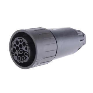 Amphenol Industrial Circular Connector Plug Female 12 Contacts Cable Standard 500V 21A IP65 Ecomate C16 C016-10E012-0032
