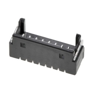 Molex OneBlade Series Vertical Surface PCB Header 8 Contacts 1 mm Pitch 2 Row Shrouded 214094-0080
