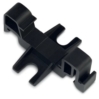 WAGO Carrier Rail Adapter for Plug-In Current Transformers DIN-35 Rail Mounting Black 855-9927