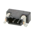Molex Zero-Hachi Series Right Angle Surface Mount PCB Header 2 Contacts 0.8 mm Pitch 1 Row Shrouded 214721-0020