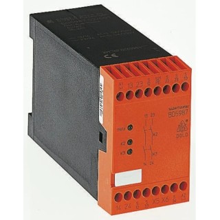 Dold Safety Relay Safety Interlock Switch 24V DC, 2 Safety Contacts, Automatic Reset, DIN Rail Mount BD5987.02/001 DC24V