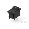 TE Connectivity High Power Single Pole Single Throw (SPST) Off-On-Off Rocker Switch Panel 13 mm Cutout 1-1571076-0