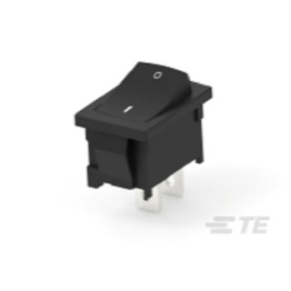 TE Connectivity High Power Single Pole Single Throw (SPST) Off-On-Off Rocker Switch Panel 13 mm Cutout 1-1571076-0