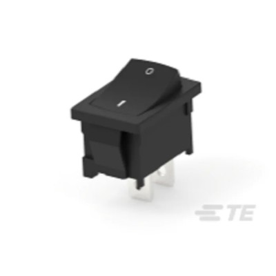 TE Connectivity High Power Single Pole Single Throw (SPST) Off-On-Off Rocker Switch Panel 13 mm Cutout 1-1571076-0