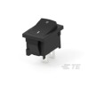 TE Connectivity High Power Single Pole Single Throw (SPST) Off-On-Off Rocker Switch Panel 13 mm Cutout 1-1571076-0