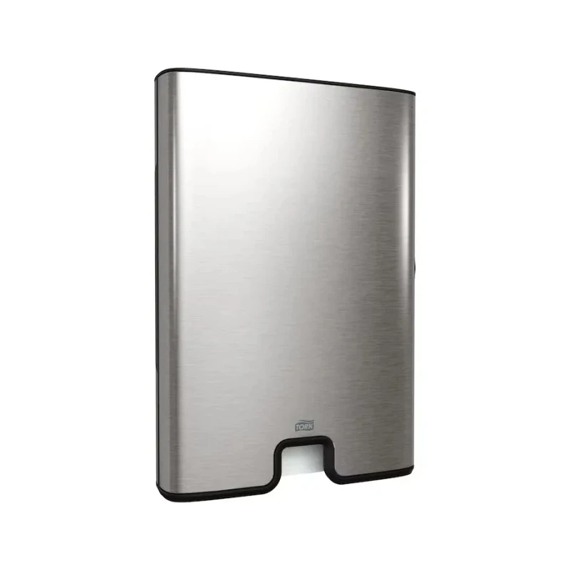 Tork Grey Plastic Wall Mounted Folded Hand Towel Dispenser 495mm x 346mm x 131mm 460004