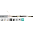 Igus Chainflex CF140.UL Screened Control Cable, 12 Cores, 0.75mm², Silver Grey Polyurethane Sheath CF140.07.12.UL (100m)
