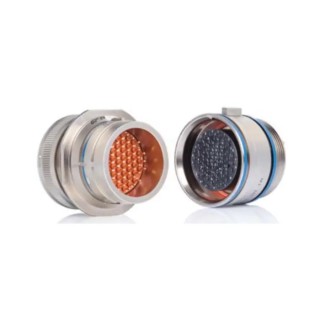 TE Connectivity Mil Spec Circular Connector 55 Contacts Aluminium Housing Gold over Nickel Contacts DBAS 970-17-35 PN 1A