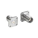 Bulgin TNCA Series Coaxial Connector Flange Female Circular Coaxial 50 Ω Straight Body Plug-In RFTNCAA4PFHMF