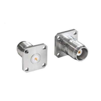 Bulgin TNCA Series Coaxial Connector Flange Female Circular Coaxial 50 Ω Straight Body Plug-In RFTNCAA4PFHMF