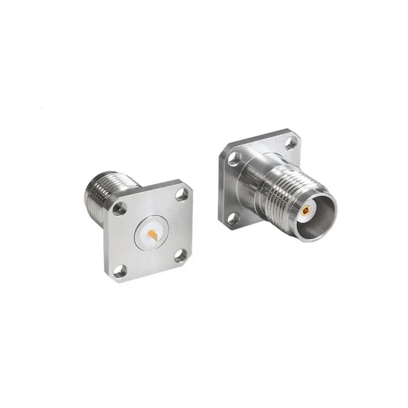 Bulgin TNCA Series Coaxial Connector Flange Female Circular Coaxial 50 Ω Straight Body Plug-In RFTNCAA4PFHMF