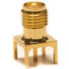 Mueller Electric SMA Series Coaxial Connector PCB Female SMA, 50 Ω, 18GHz Operating Frequency, Straight Body BU-1420701211