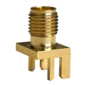 Mueller Electric SMA Series Coaxial Connector Edge Female SMA, 50 Ω, Straight Body Solder BU-1420701851