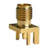 Mueller Electric SMA Series Coaxial Connector Edge Female SMA, 50 Ω, Straight Body Solder BU-1420701851