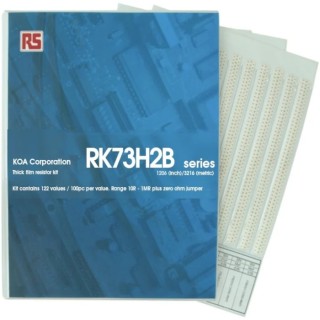 KOA Thick Film Surface Resistor Kit, 10 Ω to 1 MΩ, 2W Power Rating, AEC-Q200 Compliant, RK73H 