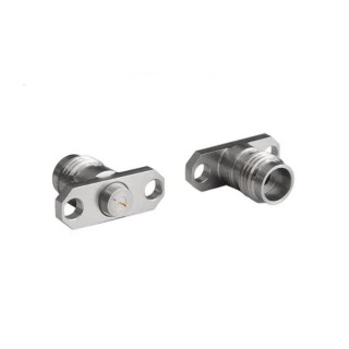 Bulgin SSMA Series Coaxial Connector Flange Female Circular Coaxial 50 Ω Straight Body Jack Screw RFSSMAA2JCCAFEC