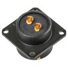 Amphenol Limited MIL Spec Circular Connector 2 Contacts Female 1000V AC Box Mount Shell Size 14 62GB-12E14-02SN