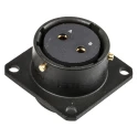 Amphenol Limited MIL Spec Circular Connector 2 Contacts Female 1000V AC Box Mount Shell Size 14 62GB-12E14-02SN