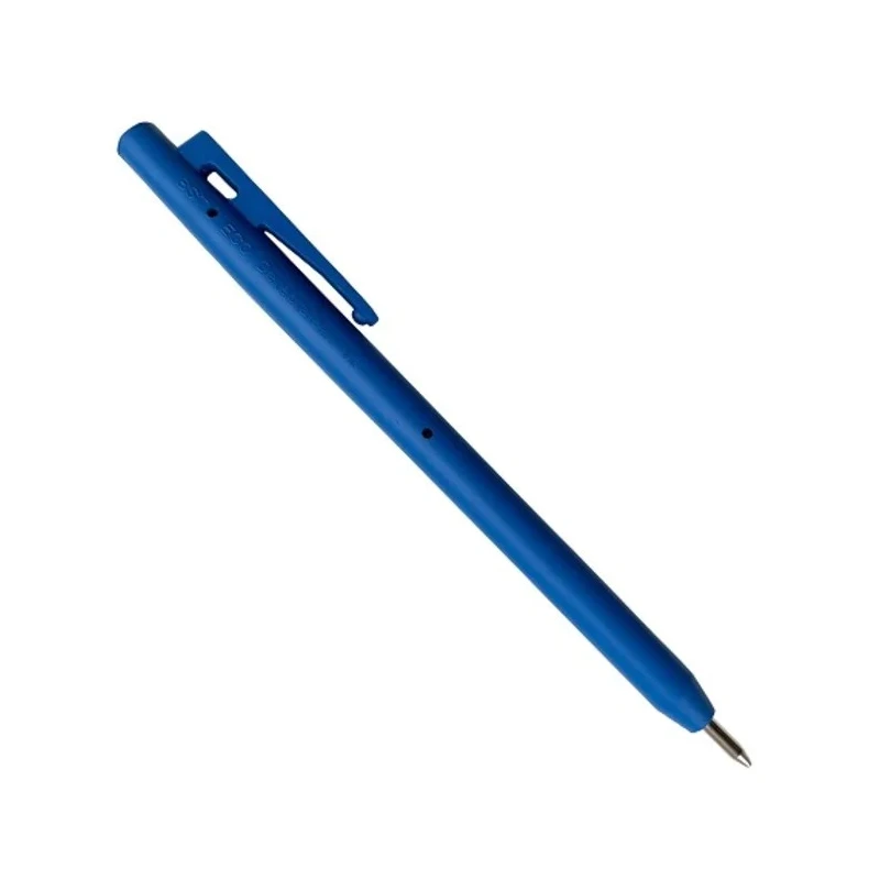 BS Teasdale Eco V2.0 DetectaPen Blue Ink Pen with Nickel Plated or Brass Nib and 1mm Stainless Steel Ball B3106/B/B