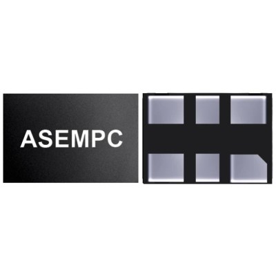 Abracon 25 MHz MEMS Oscillator, 6-Pin QFN Surface Mount, CMOS Output, ±25 ppm Frequency Stability ASEMPC-25.000MHZ-LR-T
