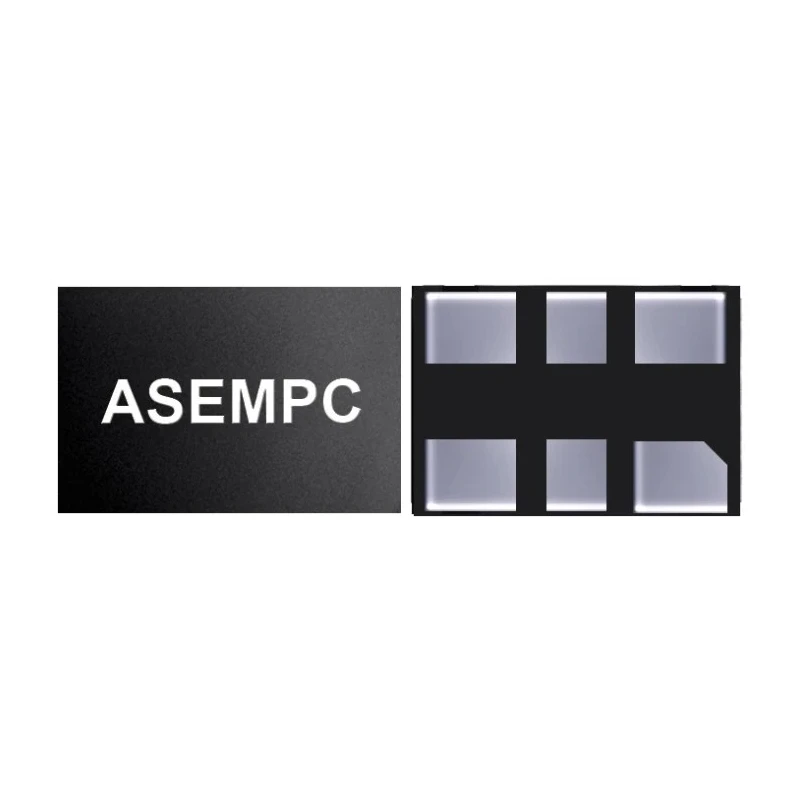 Abracon 25 MHz MEMS Oscillator, 6-Pin QFN Surface Mount, CMOS Output, ±25 ppm Frequency Stability ASEMPC-25.000MHZ-LR-T