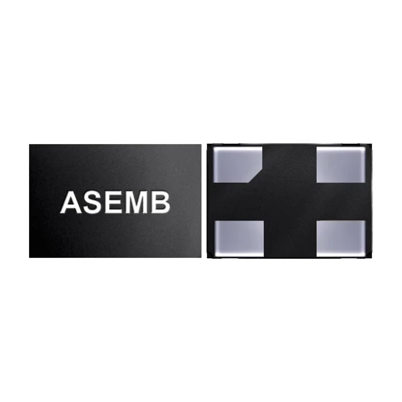 Abracon 50 MHz MEMS Oscillator, 4-Pin QFN, CMOS Output, ±10 ppm Frequency Stability, 1.8-3.3V Supply ASEMB-50.000MHZ-LY-T