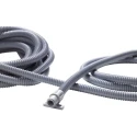 HellermannTyton Polyvinyl Chloride Coated Stainless Steel Conduit 45 mm Nominal Diameter, 10 m 167-00236 FG45-PVC/ST-GY