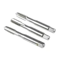 Dormer Machine Tap Set, M10 Thread Size, Straight Flute, HSS Material, 3 Pieces, Overall Length 80mm, Shank E500M10NO6