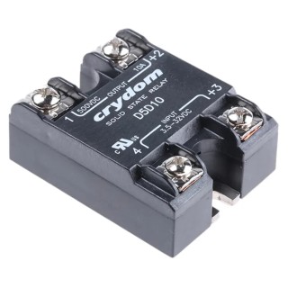 Crydom 1-DC Series Solid State Relay 10A Load Panel Mount 385V DC Load 32V Control D5D10