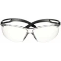 3M SecureFit 500 Safety Glasses, Anti-Scratch UV Protection, Anti-Fog Clear Polycarbonate Lens 7100244045