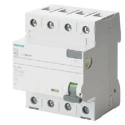 Siemens SENTRON 5SV3xxx Series Residual Current Circuit Breaker 63A 4-Pole Type A 1000mA 0.8 kA 400V ac 5SV3846-8