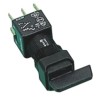 APEM Modular Switch Body Square Rotary Long Lever Operator Flush Mount Black IP40, IP65 A019301