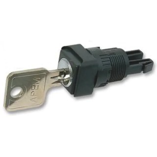 APEM A01 2-position Key Switch Head, Latching Operation, 16 mm Cutout A018201