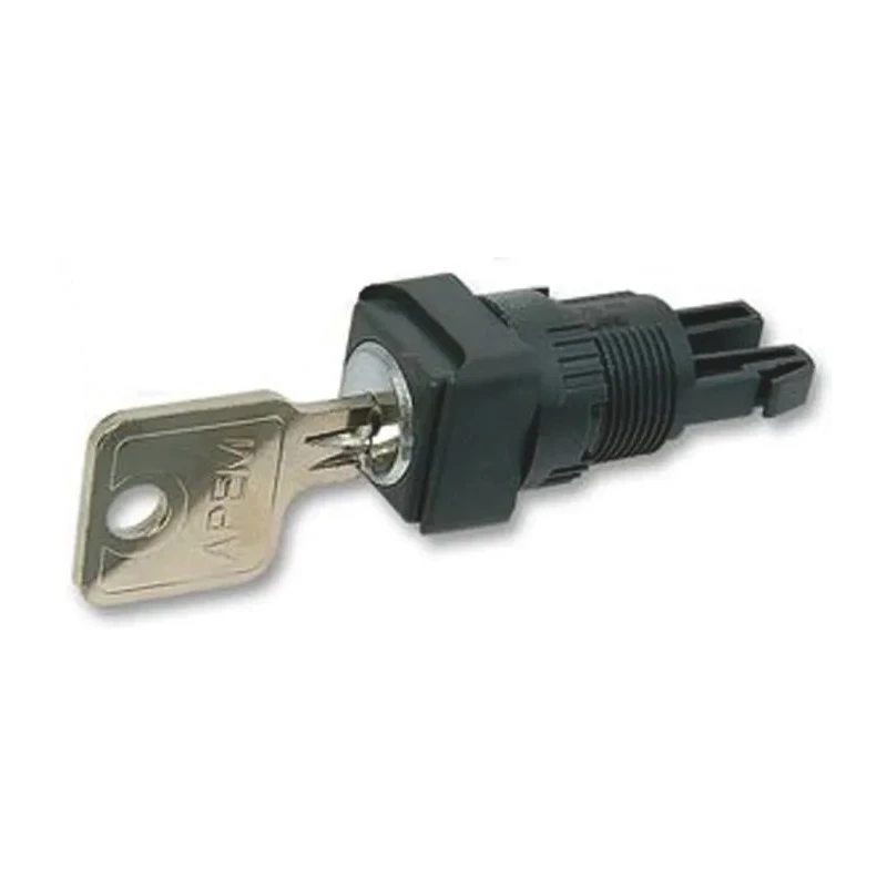 APEM A01 2-position Key Switch Head, Latching Operation, 16 mm Cutout A018201