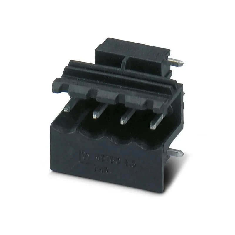 Phoenix Contact 5/4-G1R THRR44 BK MSTBO 2 Series Right Angle Solder Pluggable Terminal Block 4 Contacts 5 mm Pitch THRR44