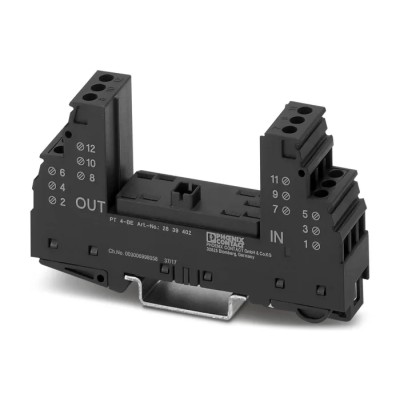 Phoenix Contact Surge Protector PT 4-BE, DIN Rail Mount, 51.5mm Depth, IEC 61643-21, EN 61643-21 Standards 2839402