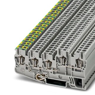 Phoenix Contact Terminal Block Grey, 2.5mm² Cable CSA, 4-Level, 5-Position, Spring Terminal 250V 18A 3209060