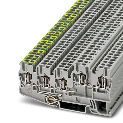 Phoenix Contact Terminal Block Grey, 2.5mm² Cable CSA, 4-Level, 5-Position, Spring Terminal 250V 18A 3209060